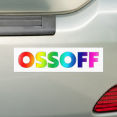 Jon Ossoff Georgia Senat Runoff Stolz lgbtq lgbt Autoaufkleber (Auf Auto)