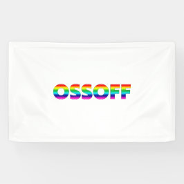Jon Ossoff Georgia Senat Runoff Stolz lgbtq lgbt Banner