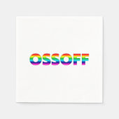 Jon Ossoff Georgia Senatszeitung Serviette (Vorderseite)