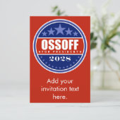 Jon Ossoff Präsident 2028 (Stehend Vorderseite)