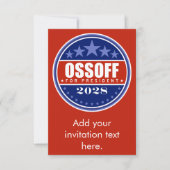 Jon Ossoff Präsident 2028 (Vorderseite)