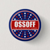 Jon Ossoff Präsident 2028 Button (Vorderseite)