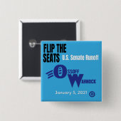 Jon Ossoff & Rev. Raphael Warnock Button (Vorne & Hinten)