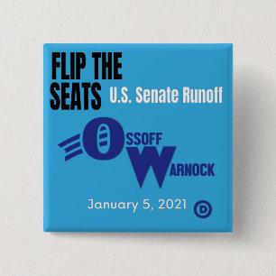 Jon Ossoff & Rev. Raphael Warnock Button