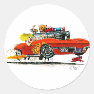 Jon_R_1 Runder Aufkleber