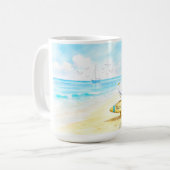 Jon Seagull - Frieden & Liebe Kaffeetasse (Vorderseite Links)