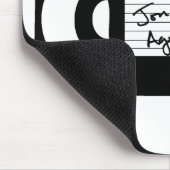 Jon und Agnew Show Mousepad (Ecke)