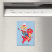 Jon und Blitz | Dino Ranch Magnet (In Situ (Geschirrspüler))