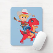 Jon und Blitz | Dino Ranch Mousepad (Mit Mouse)