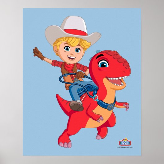 Jon und Blitz | Dino Ranch Poster (Vorne)