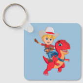 Jon und Blitz | Dino Ranch Schlüsselanhänger (Vorderseite)