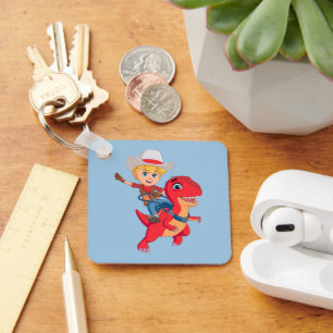 Jon und Blitz   Dino Ranch Schlüsselanhänger