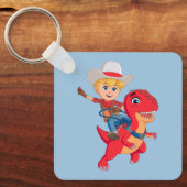 Jon und Blitz | Dino Ranch Schlüsselanhänger (Vorderseite)