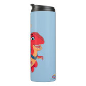 Jon und Blitz | Dino Ranch Thermosbecher (Nach rechts gedreht)