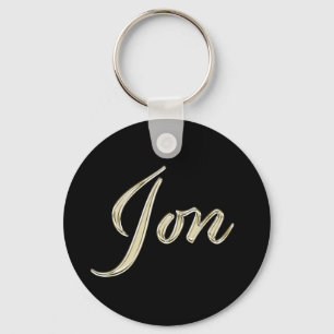 Jon whitegold Button tastger Schlüsselanhänger