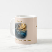Jona aus der Tiefe errettet Kaffee Kaffeetasse (Vorderseite Links)