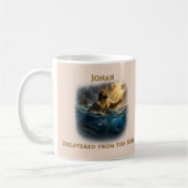 Jona aus der Tiefe errettet Kaffee Kaffeetasse (Links)