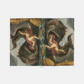 "Jona und der Wal"-Fleece-Decke Fleecedecke (Vorderseite (Horizontal))