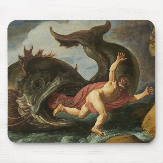 "Jona und der Wal"-Mauspad Mousepad (Vorne)
