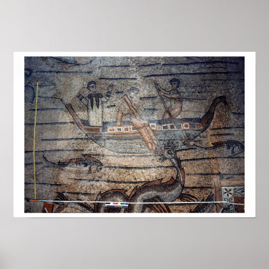 Jona wird von einem Wal verschluckt, Details aus e Poster (Vorne)