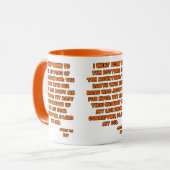 Jonah 2:6 KJV Bible Verse Two-Tone Tasse (Vorderseite Links)