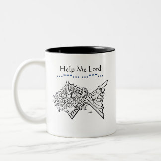 Jonah and The Whale / Great Fish Biory Zweifarbige Tasse