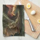 "Jonah and the Whale" Handtuch (Viertel Falte)