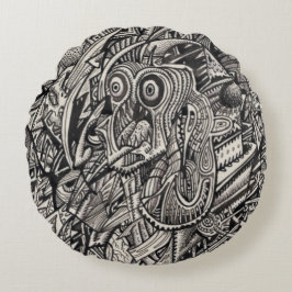 Jonah Complex Rundes Kissen