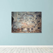 Jonah, die sich durch den Wald ausspucken, Detail Leinwanddruck (Insitu (Holzboden))