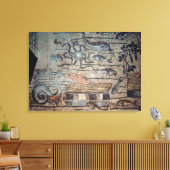 Jonah, die sich durch den Wald ausspucken, Detail Leinwanddruck (Insitu (Wohnzimmer))