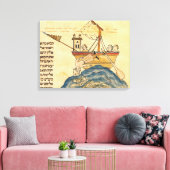 Jonah Eaten vom Wal Leinwanddruck (Insitu (Wohnzimmer))