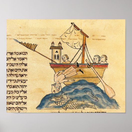 Jonah Eaten vom Wal Poster (Vorne)