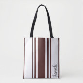 Jonah Minimalist Striped Monogramm Tasche (Vorderseite)