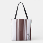 Jonah Minimalist Striped Monogramm Tasche (Rückseite)