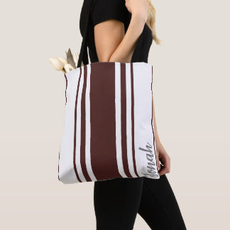 Jonah Minimalist Striped Monogramm Tasche