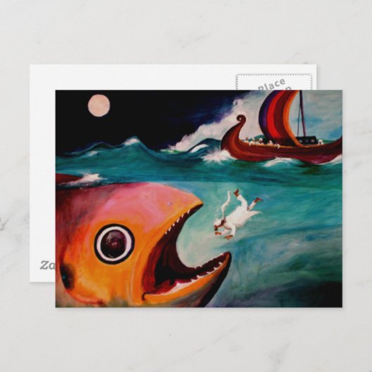Jonah Postcard Postkarte (Vorne/Hinten)