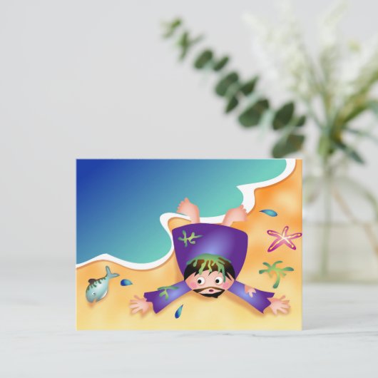 Jonah Postkarte (Stehend Vorderseite)