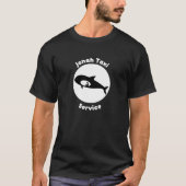 Jonah Taxi Service Christlich Bibeldesign T-Shirt (Vorderseite)