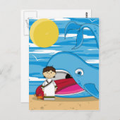 Jonah & The Whale Postcard Postkarte (Vorne/Hinten)
