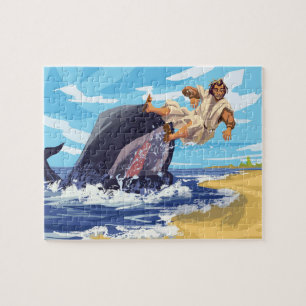 Jonah und das Whale-Puzzle, Kinderpuzzle Puzzle