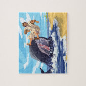 Jonah und das Whale-Puzzle, Kinderpuzzle Puzzle (Vertikal)