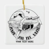 Jonah und der Wal Keramikornament (Vorderseite)