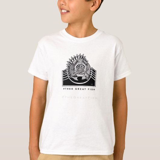 Jonah und der Wal oder Große Fische T-Shirt (Vorderseite)