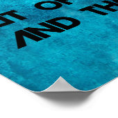 Jonah und der Wal Poster (Ecke)