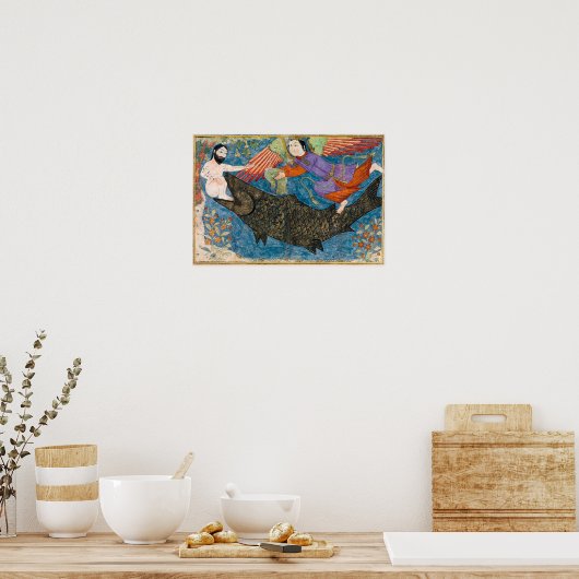 Jonah und der Wal Poster (Küche)