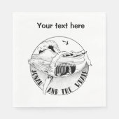 Jonah und der Wal Serviette (Vorderseite)