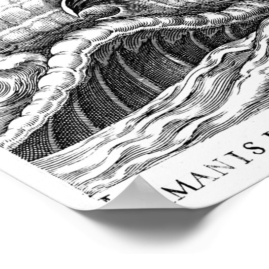 Jonah und der Wald von Philip Galle Poster (Ecke)