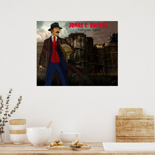 Jonas C. Bucker: Culigma Agent Poster (Küche)