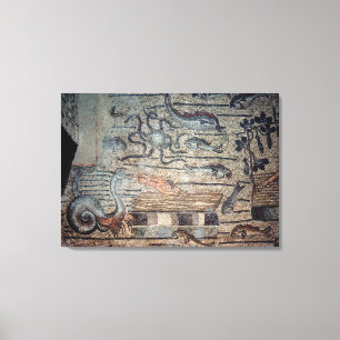 Jonas, das heraus durch den Wal, Detail von einem Leinwanddruck