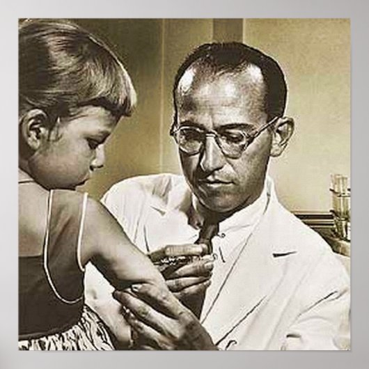 Jonas E. Salk, M.D. Poster (Vorne)